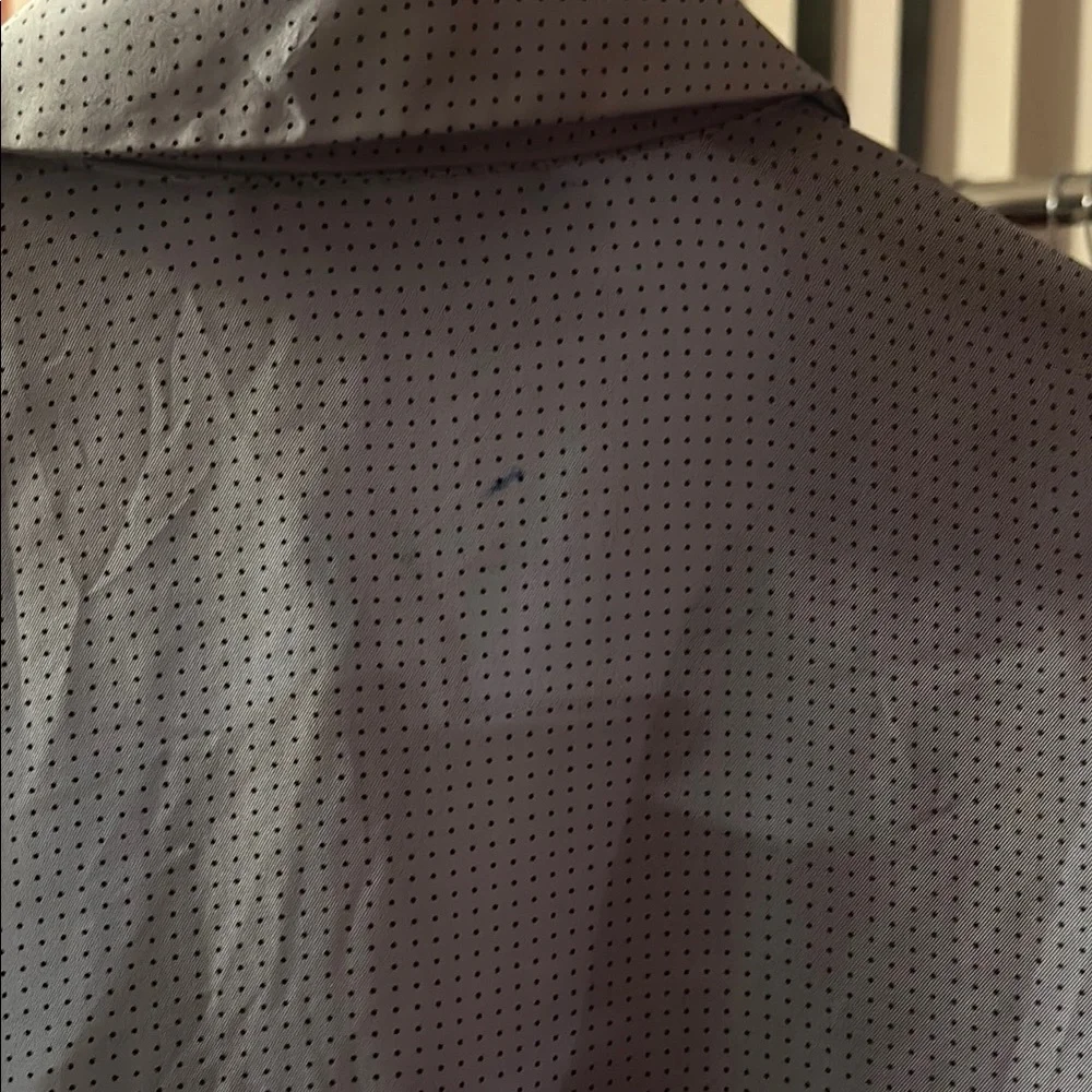 Talbots Silk Blue Button Down Shirt Relaxed Fit - Picture 4 of 5
